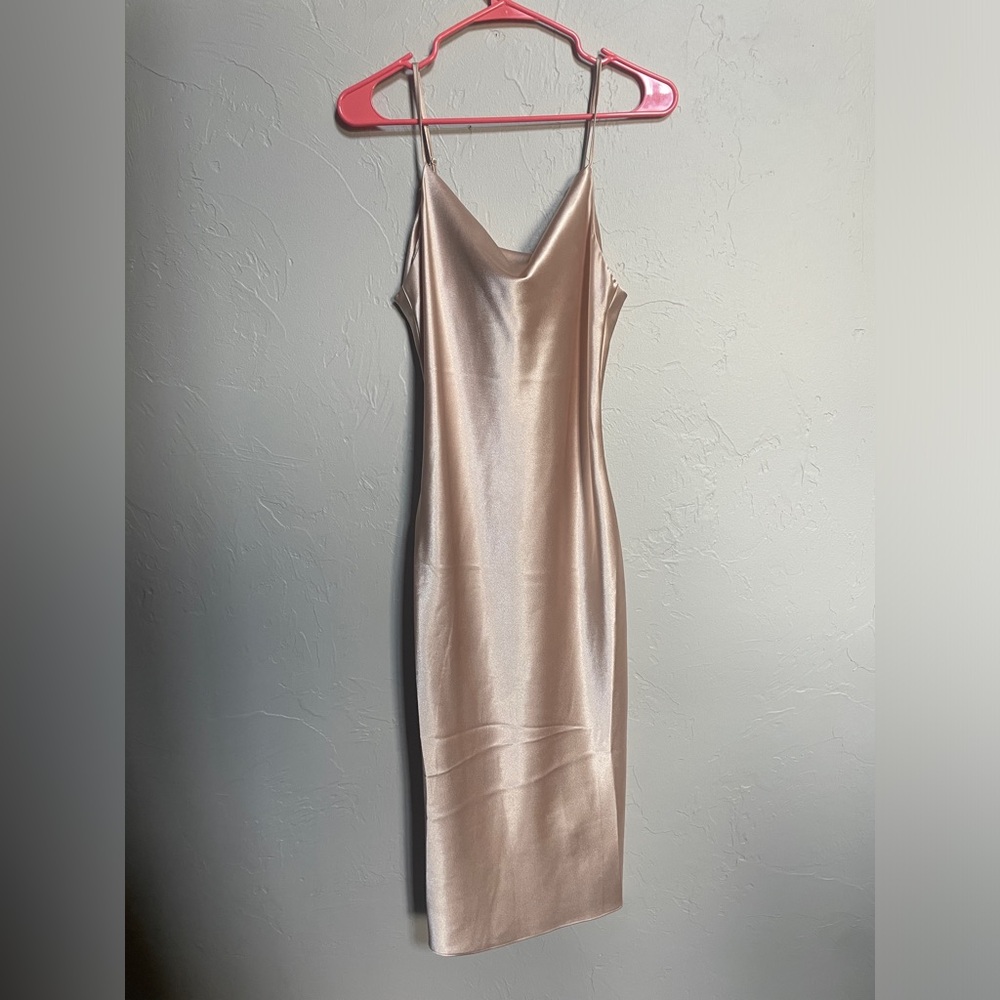 Altar’d State Champagne Midi Dress